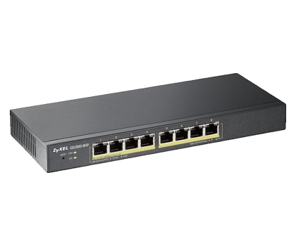 Switch Zyxel 8p GS1900-8HP (8x10/100/1000Mbit PoE)